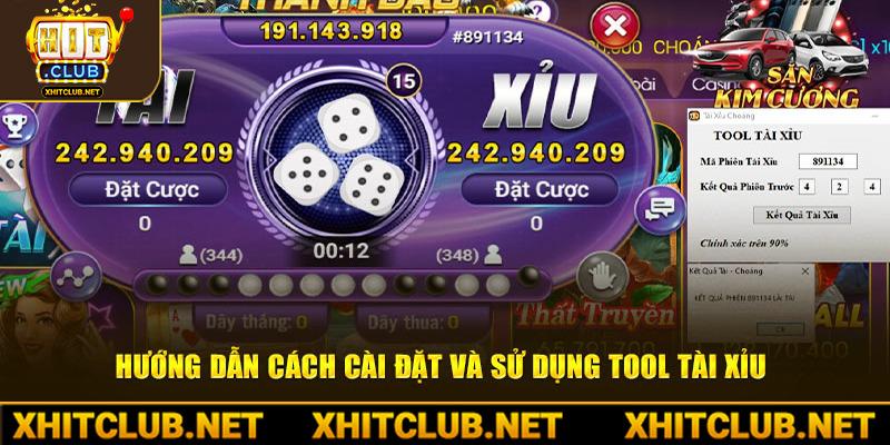 Hướng dẫn cách cài đặt và sử dụng tool Tài Xỉu online