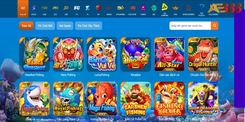 Phong phú game đổi thưởng đẳng cấp tại Săn Cá